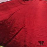 Solid Panné Velvet - Cranberry Red - Fabrics & Fabrics