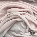 Solid Silk/Rayon Velvet - Ballet Pink