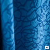 Floral Woven Brocade - Blue