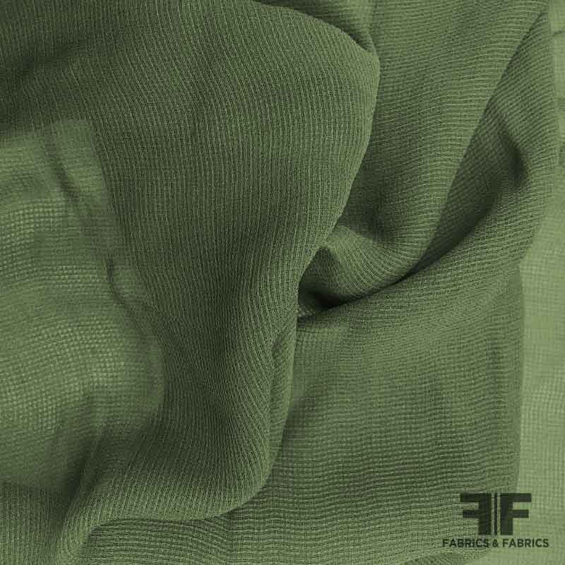 Textured Rayon Rayon - Army Green – Fabrics & Fabrics