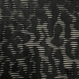 Italian Abstract Burnout Organza - Black - Fabrics & Fabrics