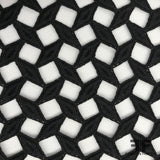 Italian Geometric Guipure Lace - Black - Fabrics & Fabrics