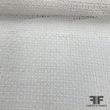 Cotton Eyelet Guipure Lace - White - Fabrics & Fabrics