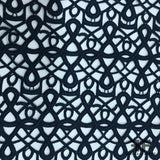 Guipure Lace - Navy - Fabrics & Fabrics