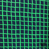 Window Pane Check Stretch Silk Printed Crepe de Chine - Green/Navy - Fabrics & Fabrics