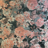 Blooming Florals Brocade - Pink/Beige/Brown - Fabrics & Fabrics