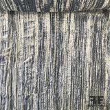 Solid Crinkled Micro Velvet - Grey - Fabrics & Fabrics