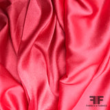 Solid Satin Stretch Pebble Crepe - Hot Pink - Fabrics & Fabrics