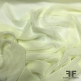 Solid Polyester Chiffon - Pale Green/Yellow Blend