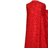 Floral Silk Jacquard - Scarlet Red