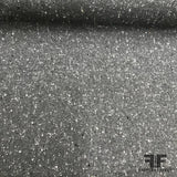 Italian Wool Suiting - Speckled Grey - Fabrics & Fabrics