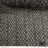 Novelty Open Knit Chevron Zig Zag Wool - Grey/Multicolor - Fabrics & Fabrics
