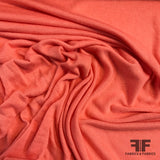 Solid Viscose Knit - Coral - Fabrics & Fabrics