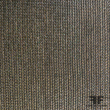 French Novelty Metallic Chain Mail Knit - Gun Metal Grey - Fabrics & Fabrics