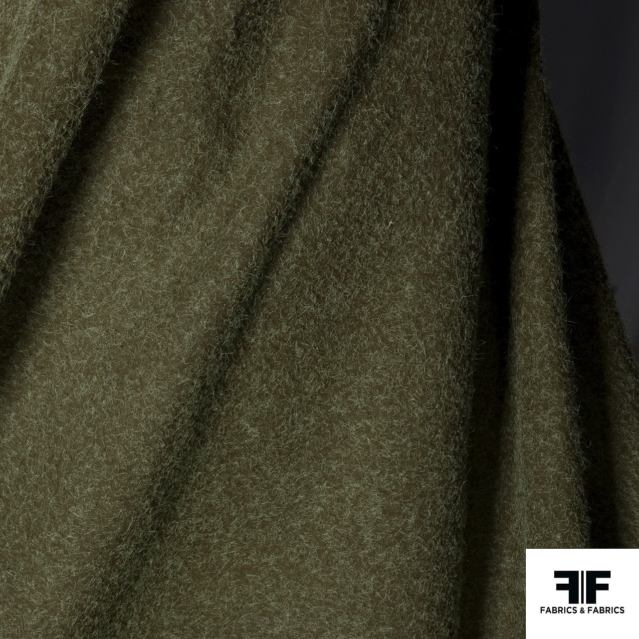 Green Silk Blend Italian Novelty fabric