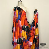 Large-Scale Abstract Stretch Knit - Multicolor - Fabrics & Fabrics