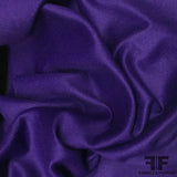 Italian Double-Sided Wool Coating - Purple/Black - Fabrics & Fabrics