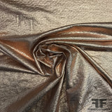 Italian Jersey Knit with Metallic Foil - Rose Gold - Fabrics & Fabrics