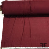 Feather-weight Sheer Jersey - Burgundy - Fabrics & Fabrics