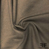Italian Wool Coating - Light Brown - Fabrics & Fabrics