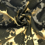 Floral Brocade - Black/Gold