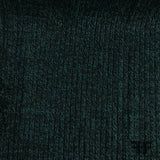 Metallic Poly Blend Ribbed Knit - Teal/Navy