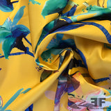 Painterly Floral Zibeline - Yellow/Multicolor