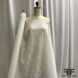 Scalloped Floral Lace - Off White