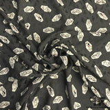 Disney's 101 Dalmatians Printed Silk Jacquard - Black/White/Red