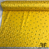 Polka Dot Silk Jacquard - Yellow Gold