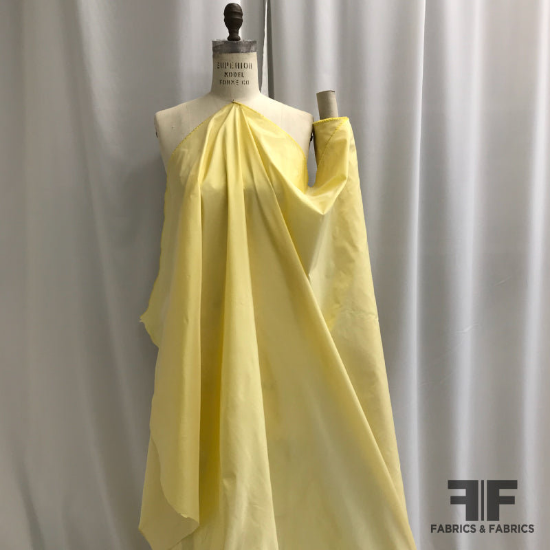 Solid Silk Taffeta - Canary Yellow