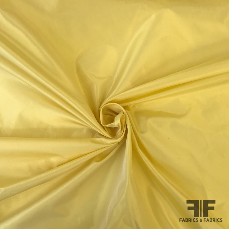 Solid Silk Taffeta - Canary Yellow - Fabric by the Yard