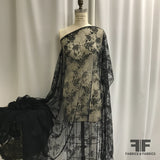 French Fine Chantilly Lace - Black