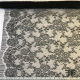 French Chantilly Lace - Black - Gala Fabrics