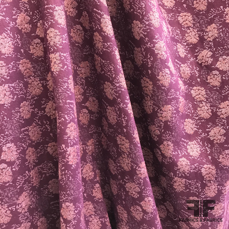 Floral Brocade - Purple/Mauve