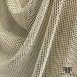 Sequined Netting - White