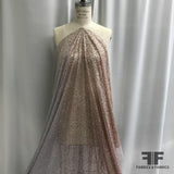 Ombré Glitter Tulle - Pink/Silver/Gold