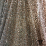 Ombré Glitter Tulle - Pink/Silver/Gold