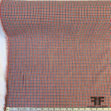 Double-Faced Reversible Cotton Gingham- Red/White/Blue