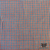 Double-Faced Reversible Cotton Gingham- Red/White/Blue