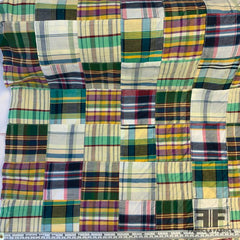 Patchwork Madras Plaid Shirting - Multicolor | FABRICS  display picture 1