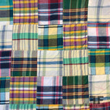 Patchwork Madras Plaid Shirting - Multicolor