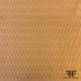 Japanese Geometric Arrow Plain Weave Cotton - Copper/Beige