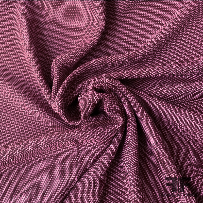 Lightweight Cotton Suiting - Purple/Pink