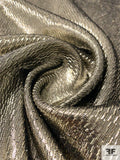 Textured Metallic Lamé - Gold/Silver/Black