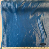 Italian Metallic Novelty Silk - Blue