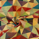 Italian Geometric Upholstery Cotton - Multicolor