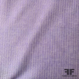 Sheer Shadow Striped Linen - Lavender