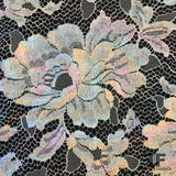 French Chantilly Lace  Metallic - Multicolor