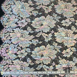 French Chantilly Lace  Metallic - Multicolor